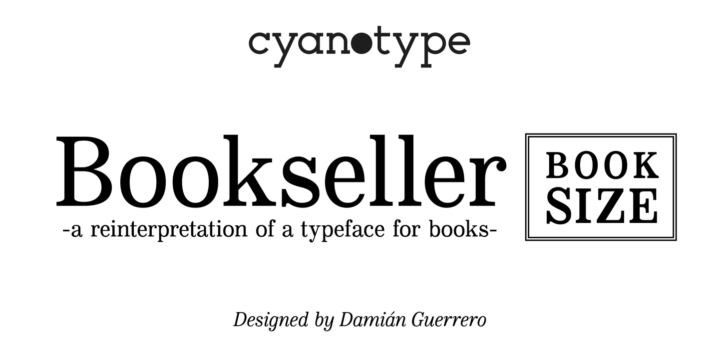 Font Bookseller Bk
